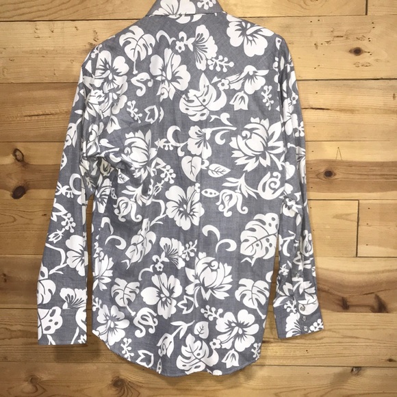 NWT Hawaiian floral pearl snap western shirt XXL - Picture 6 of 8